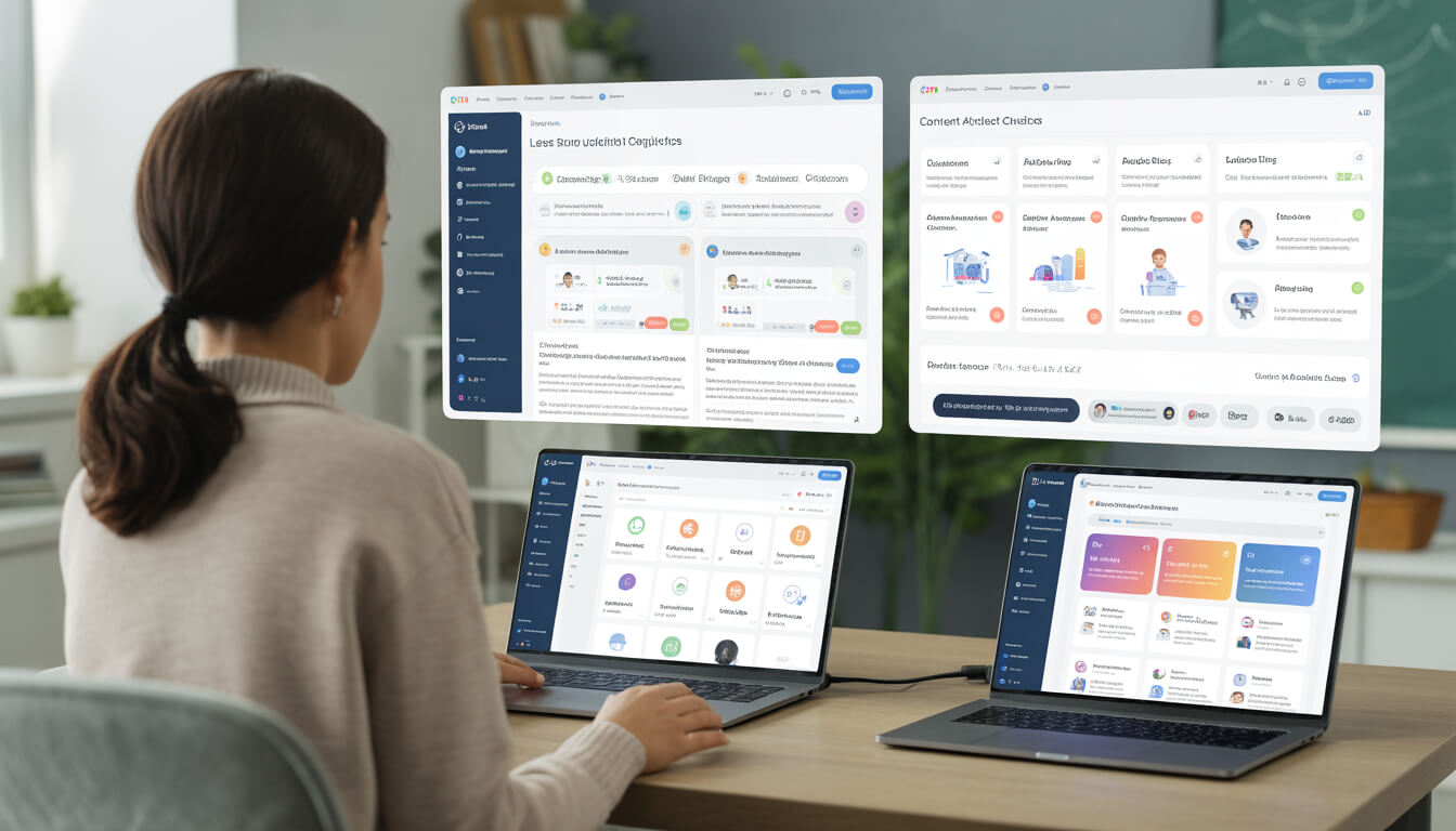 Comparison of AI tools for educators showing different teaching and productivity workflows