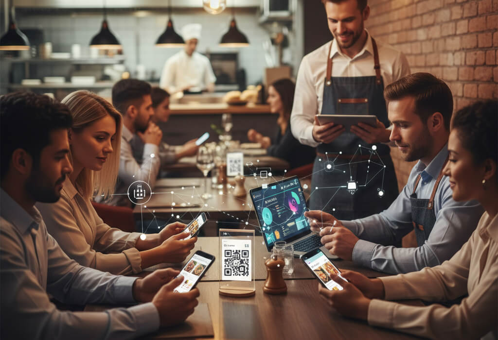 Dining trends in 2026 showing digital menus, direct ordering, and technology-driven restaurant experiences.