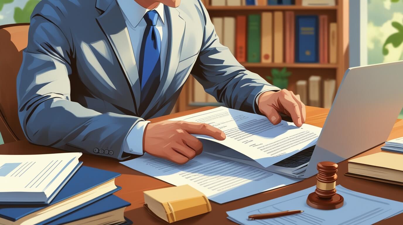 A volunteer professional offering free legal or consulting advice to a non-profit representative in a welcoming office setting.