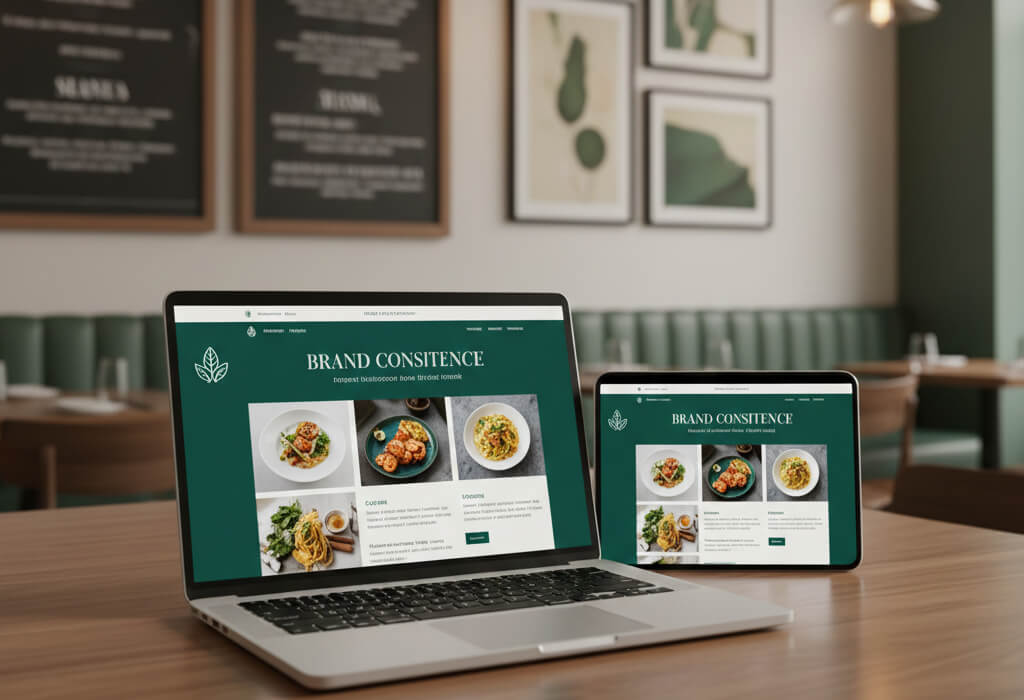 Restaurant branding starting with a professional website design that reflects identity and builds trust.