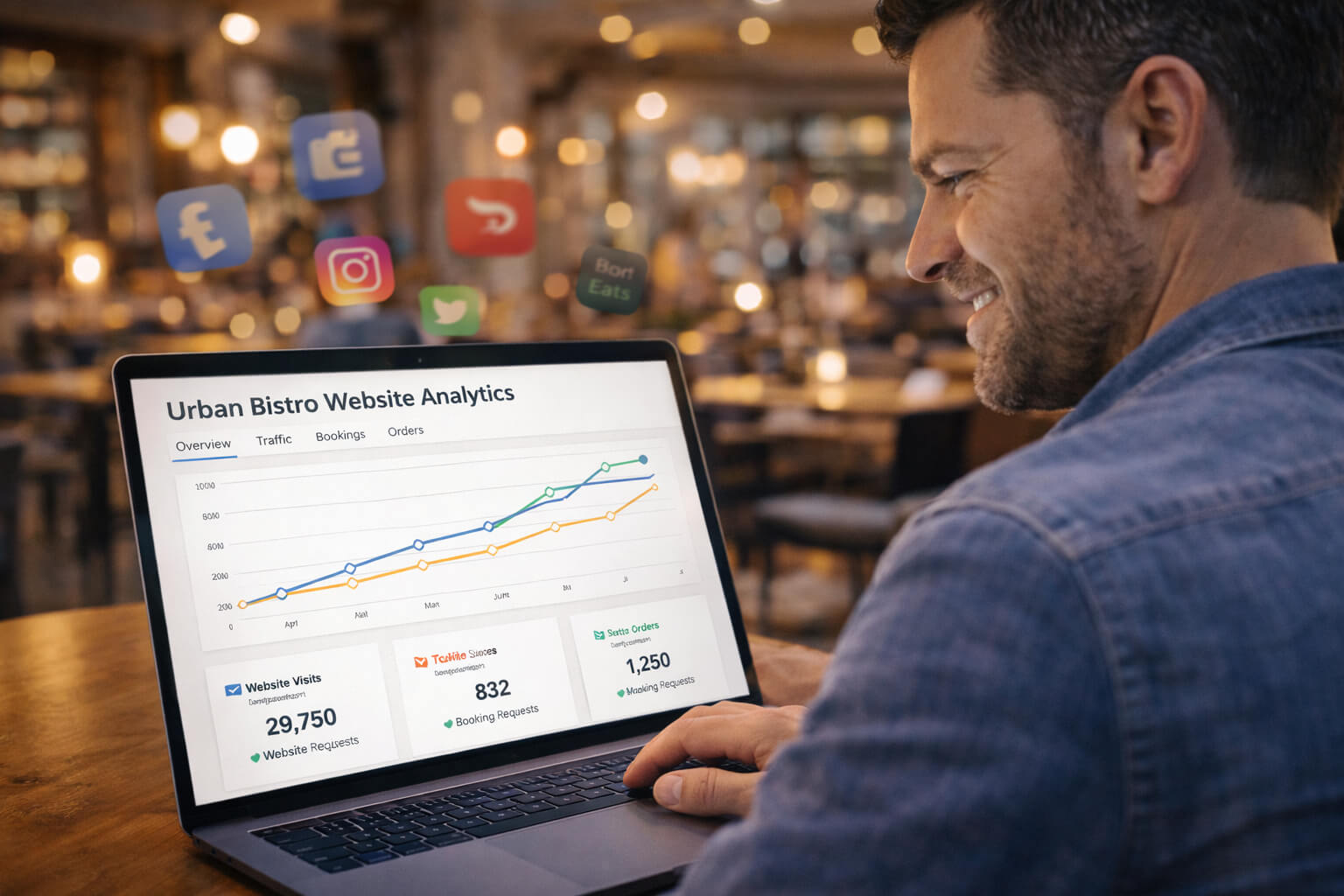 Restaurant website as the future of marketing driving direct bookings, orders, and customer growth.