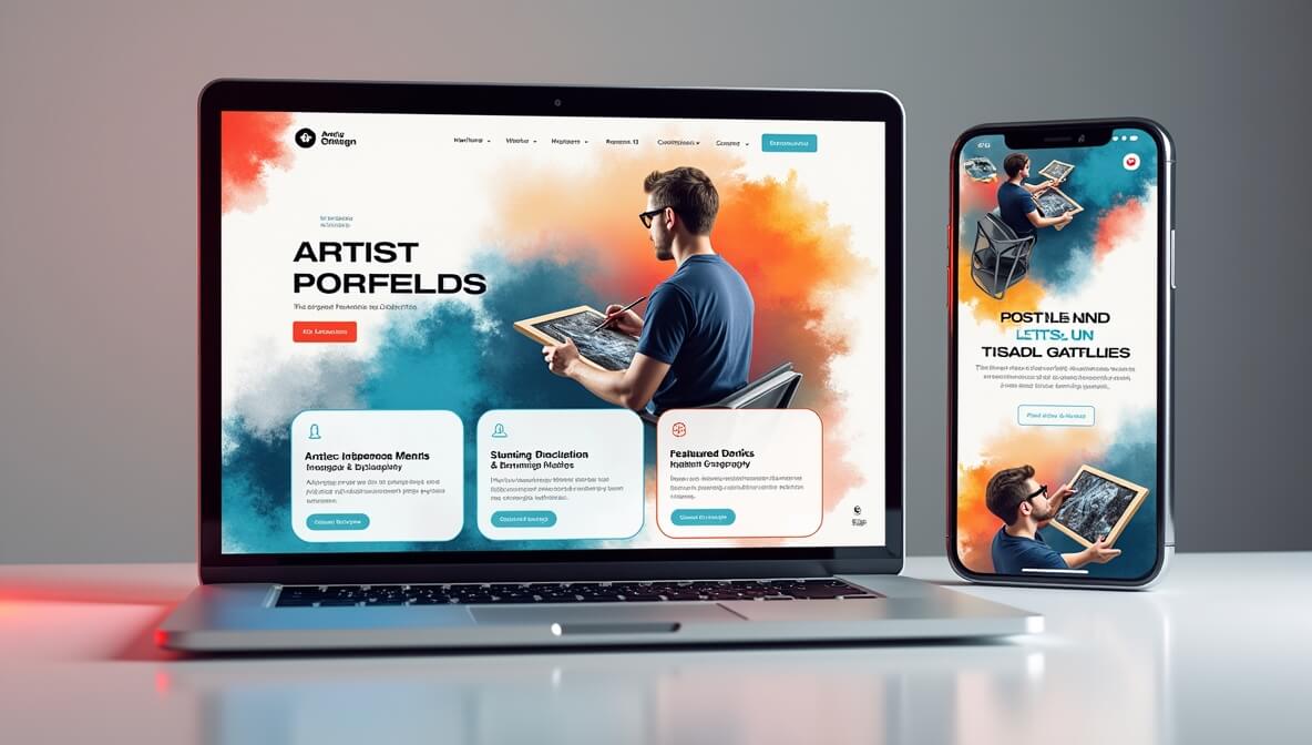 How to Create a Stunning Artist Portfolio Website in Minutes