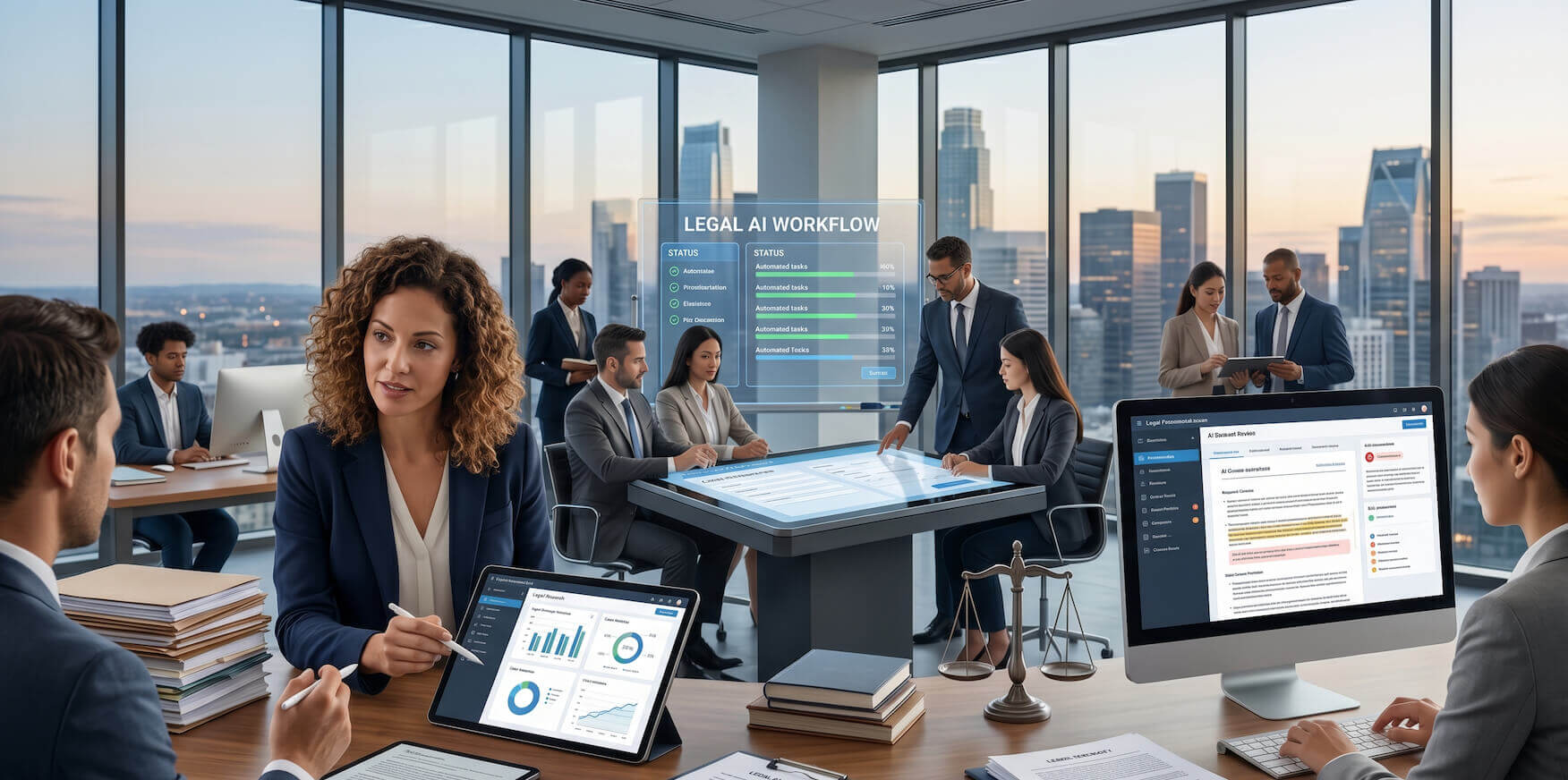 How AI helps legal firms in 2026 through legal research, drafting, client intake, automation, and website growth