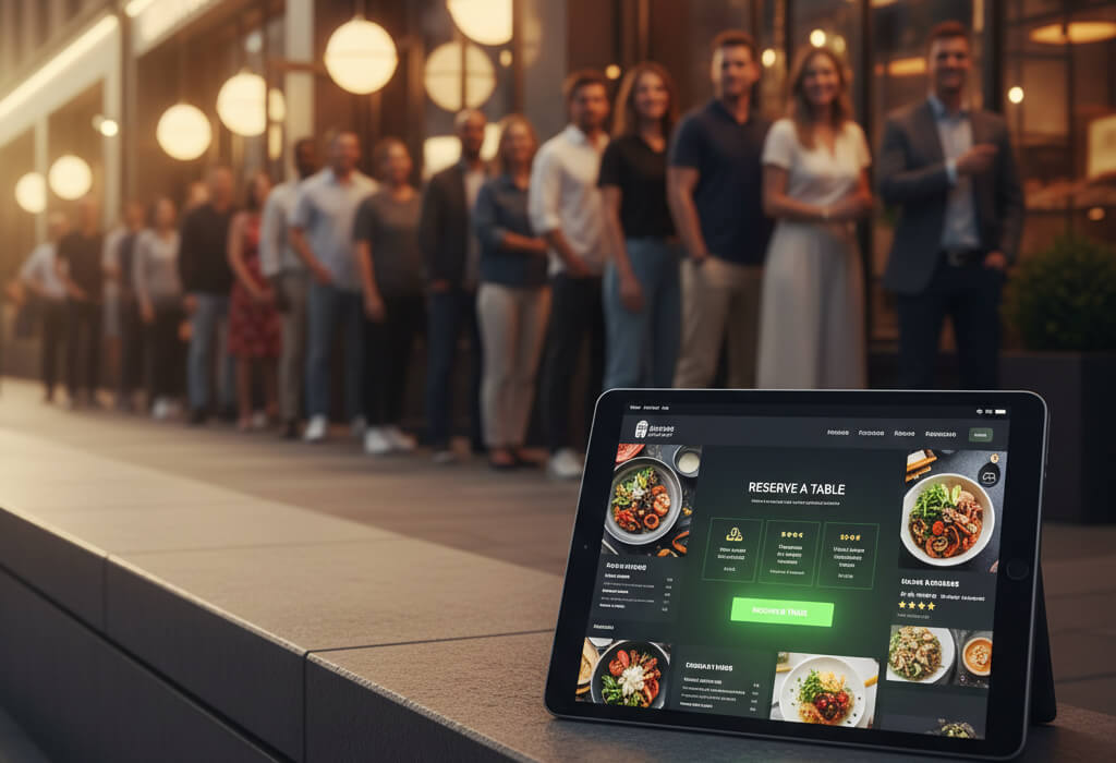 Top restaurants use professional websites to attract diners and increase bookings.