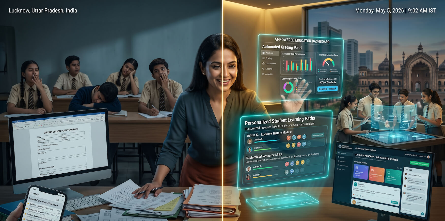 An educator discovering powerful AI solutions to their biggest professional teaching challenges in 2026
